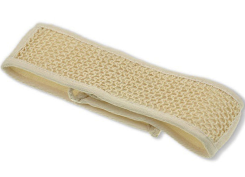 Natural Sisal Back Scrubber Strap — Exfoliating Bath & Shower Sponge