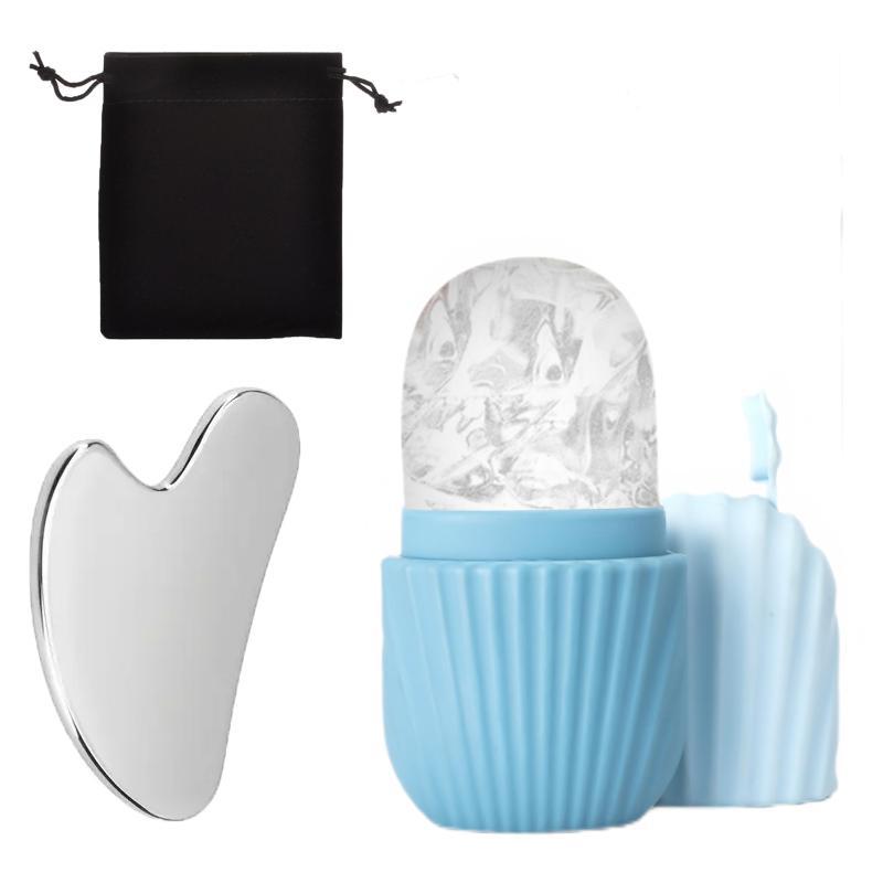 Silicone Facial Ice Mold — Reusable Skin-Cooling Massage Tool (80 ml)