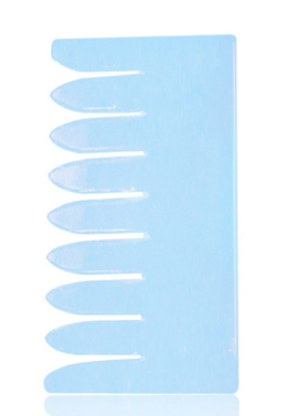 Natural Jade & Rose Quartz Comb — Gua Sha Scalp & Face Massager