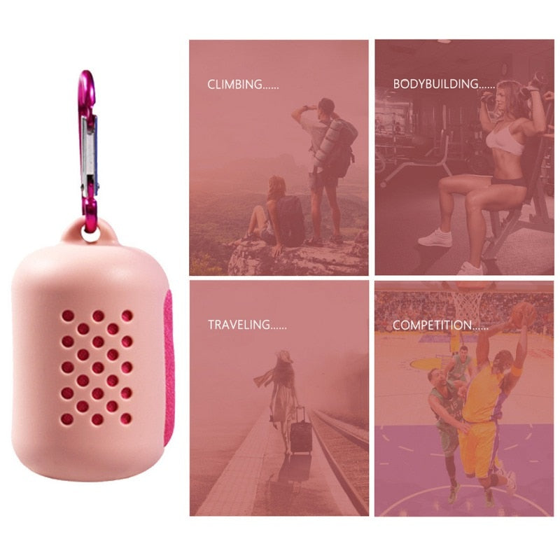 Quick-Dry Cooling Towel — Microfiber Sports & Travel Towel with Case