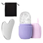 Silicone Facial Ice Mold — Reusable Skin-Cooling Massage Tool (80 ml)
