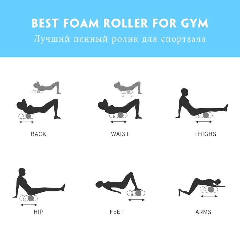 EVA Foam Roller — Yoga & Pilates Muscle Recovery Tool