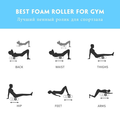 EVA Foam Roller — Yoga & Pilates Muscle Recovery Tool
