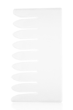 Natural Jade & Rose Quartz Comb — Gua Sha Scalp & Face Massager