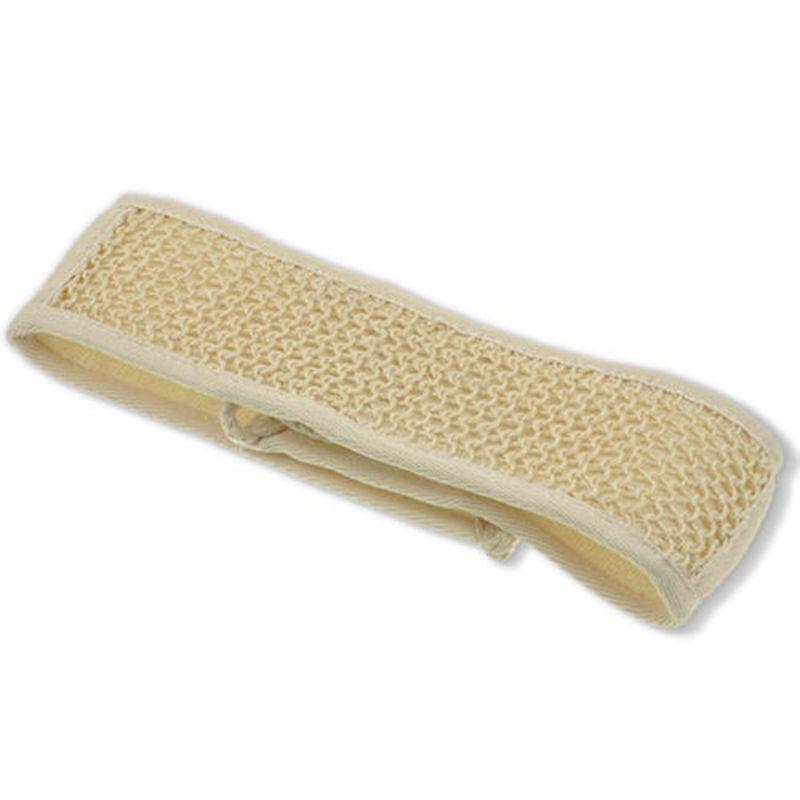 Natural Sisal Back Scrubber Strap — Exfoliating Bath & Shower Sponge