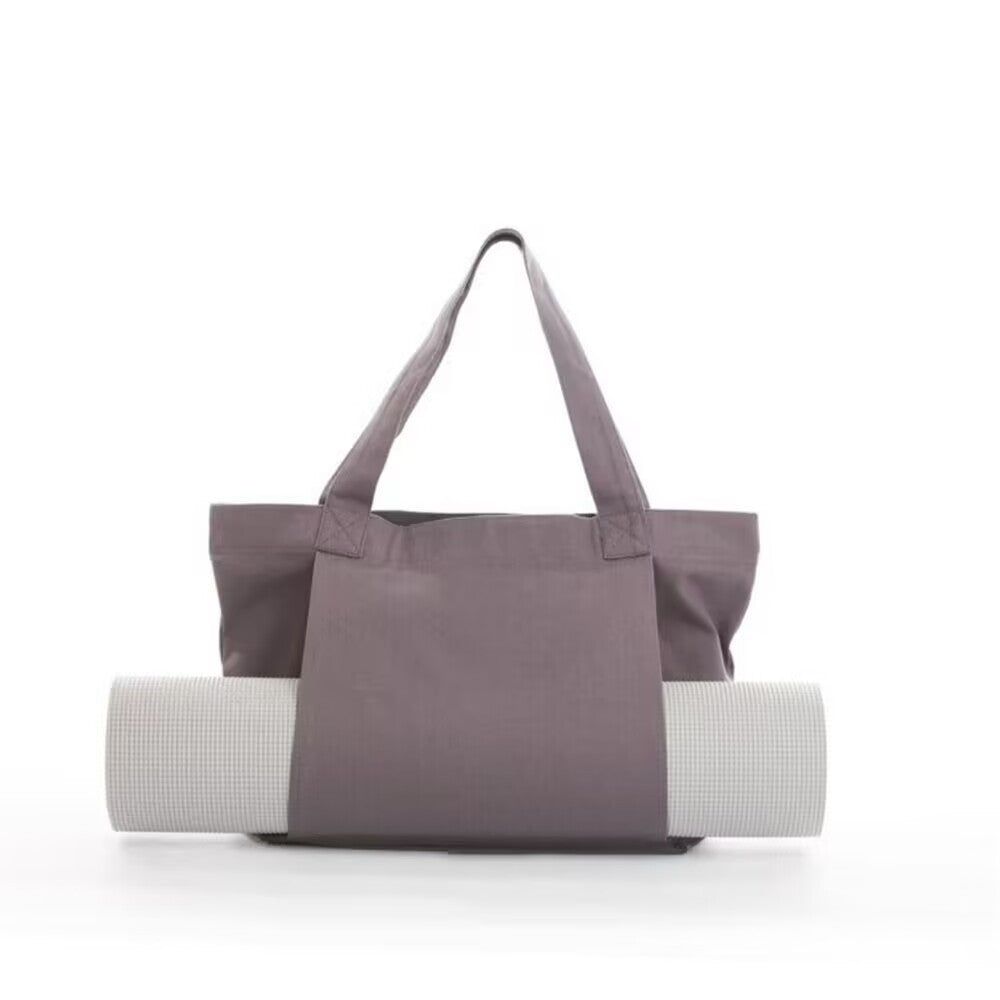 Canvas Yoga Mat Shoulder Bag — Durable Travel & Gym Tote
