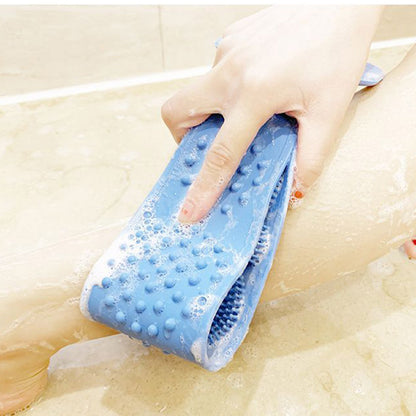 Silicone Body Scrubber Belt — Double-Sided Exfoliating Brush