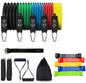 17-Piece Resistance Band Set — 150 lbs Home Workout Kit