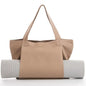 Canvas Yoga Mat Shoulder Bag — Durable Travel & Gym Tote