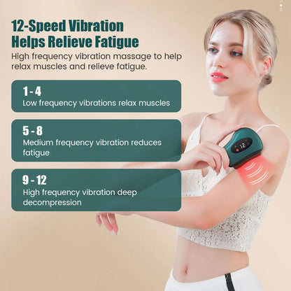 Electric Gua Sha Massager — Heated Vibration & Red Light Therapy Tool