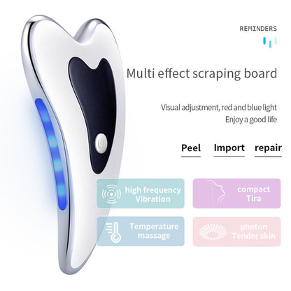 Microcurrent Face Lift Massager — USB Rechargeable Gua Sha Tool