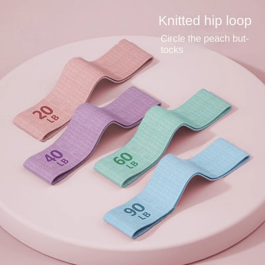 Knitted Hip Resistance Band — Yoga & Leg Training Loop