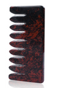 Natural Jade & Rose Quartz Comb — Gua Sha Scalp & Face Massager