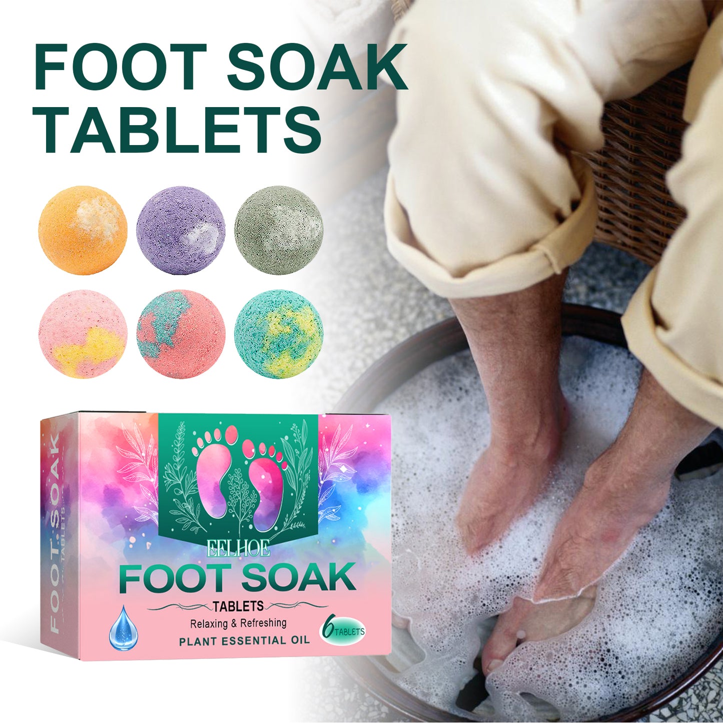 Ginger Foot Soak Balls