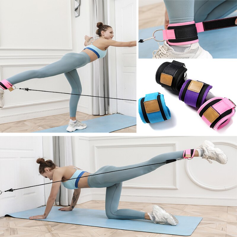 Resistance Band with Ankle Strap — Glute & Leg Training Set