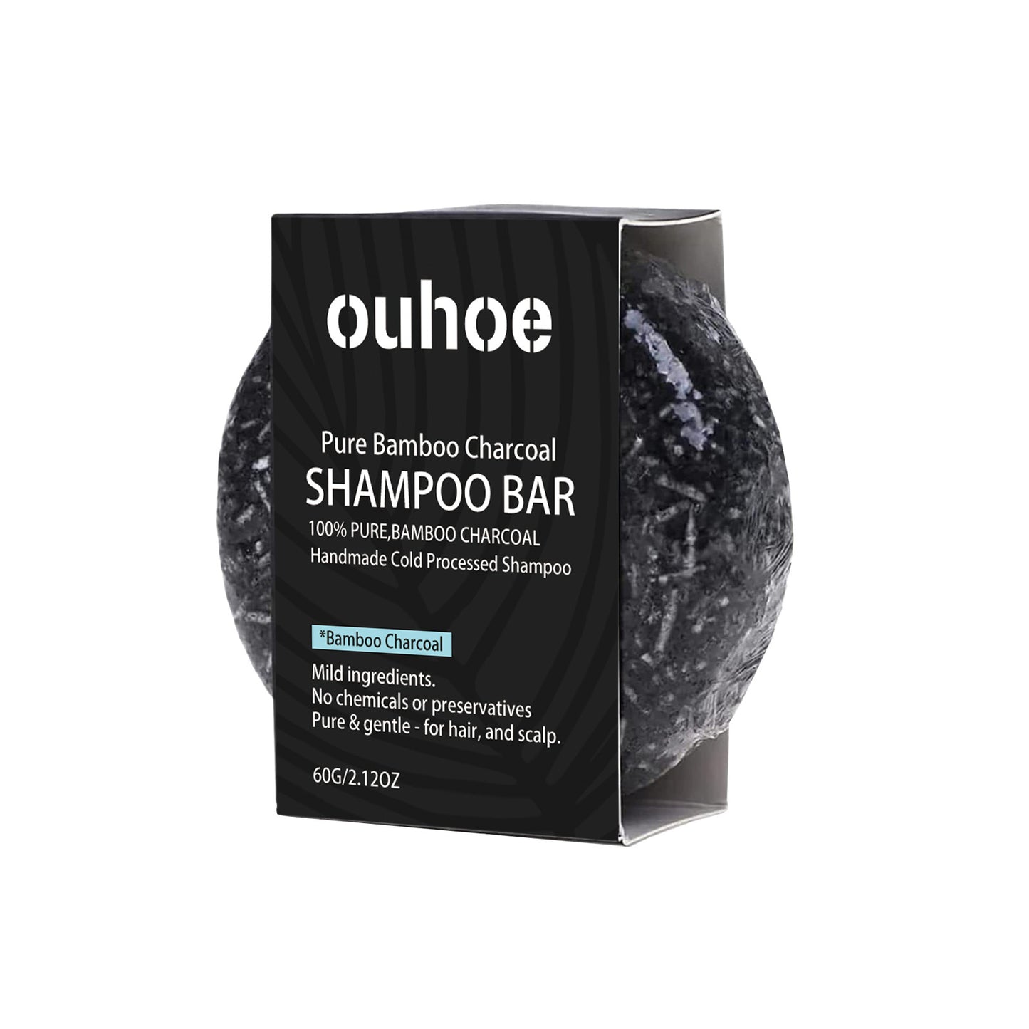 Organic Bamboo Charcoal Shampoo Bar