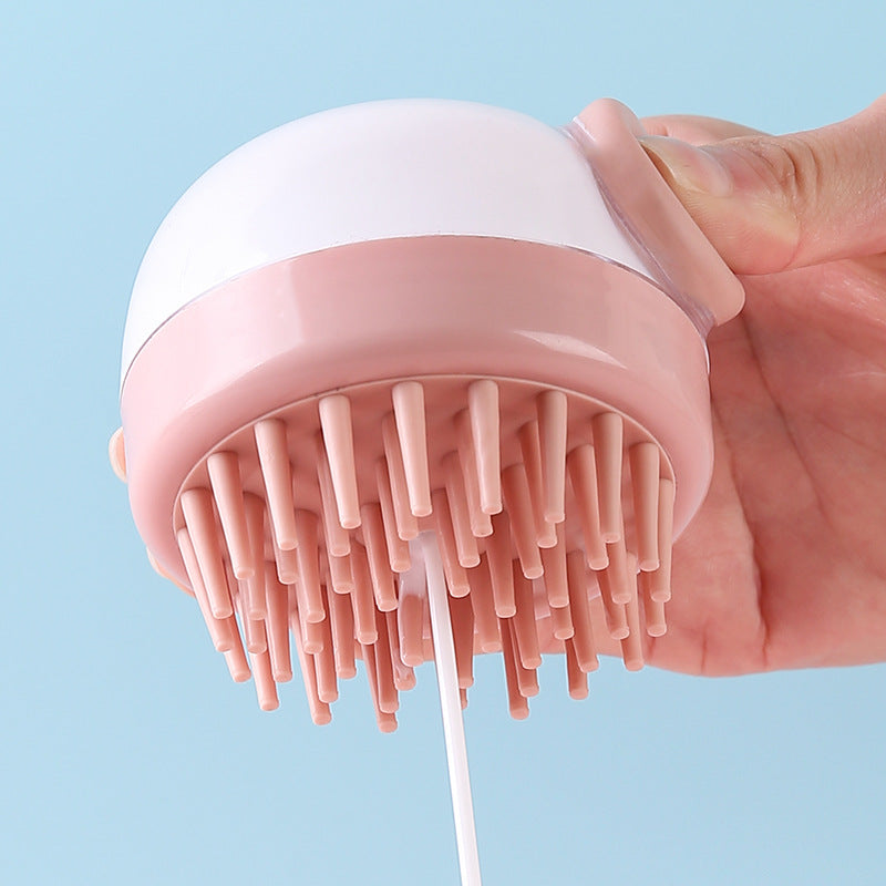 Scalp Shampoo Brush — Soft TPR Massage & Press Design