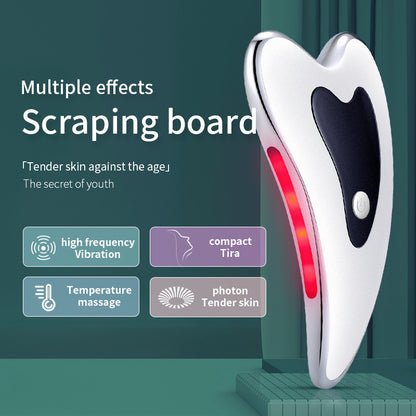 Microcurrent Face Lift Massager — USB Rechargeable Gua Sha Tool