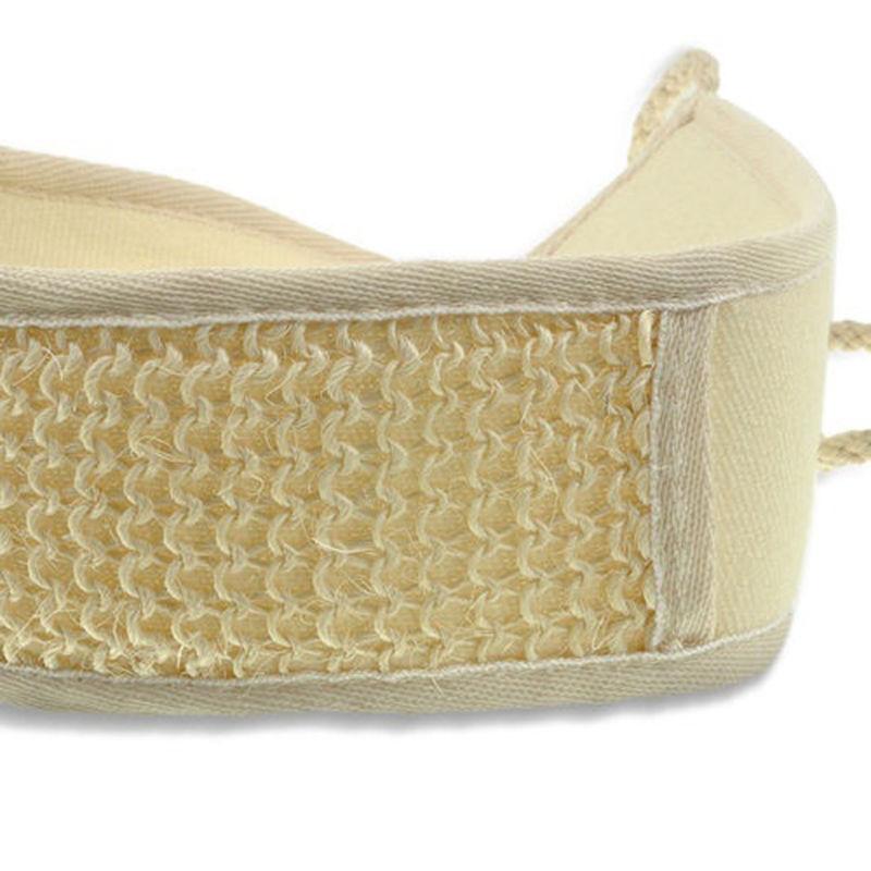 Natural Sisal Back Scrubber Strap — Exfoliating Bath & Shower Sponge