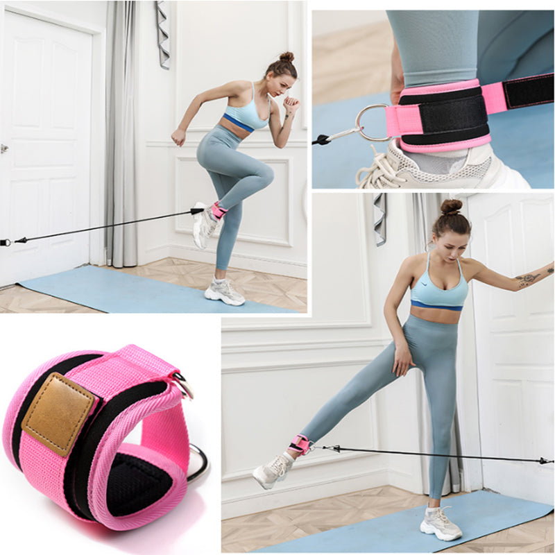 Resistance Band with Ankle Strap — Glute & Leg Training Set