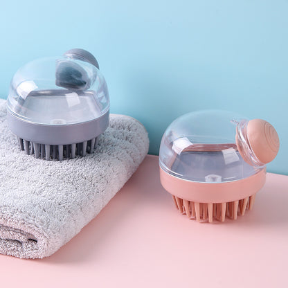 Scalp Shampoo Brush — Soft TPR Massage & Press Design