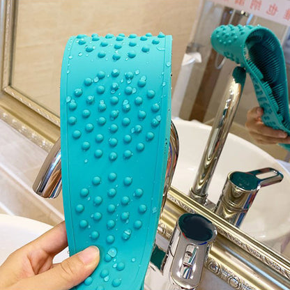 Silicone Body Scrubber Belt — Double-Sided Exfoliating Brush