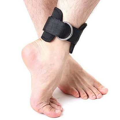 D-Ring Ankle Strap — Adjustable Leg & Glute Training Attachment