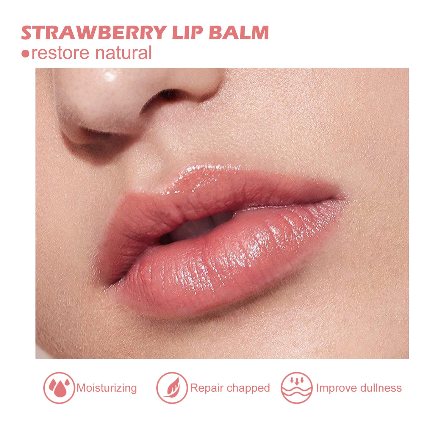 EELHOE Strawberry Lip Mask — Moisturizing & Line-Smoothing Treatment