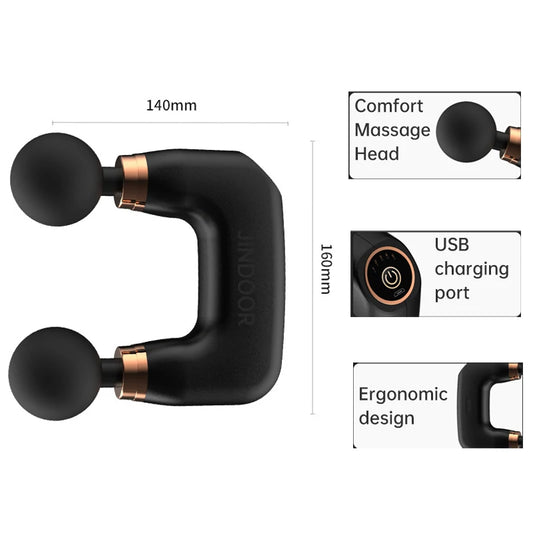 Double-Head Massage Gun — Deep Tissue Muscle Relaxation Tool