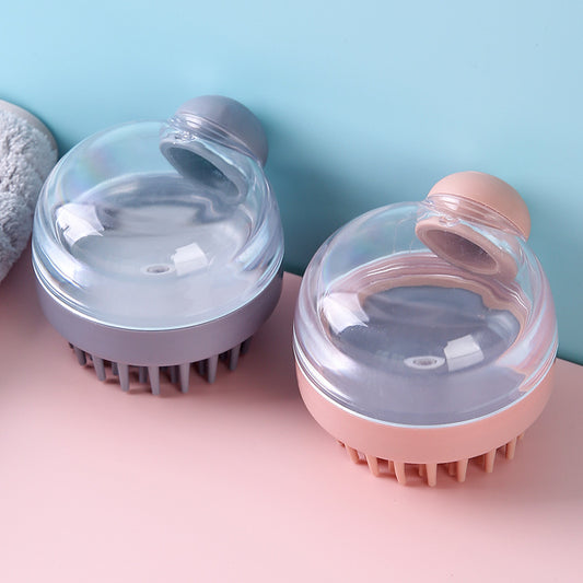 Scalp Shampoo Brush — Soft TPR Massage & Press Design