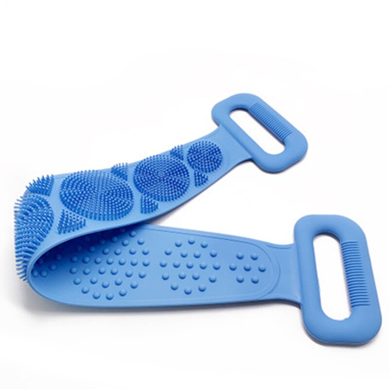 Silicone Body Scrubber Belt — Double-Sided Exfoliating Brush