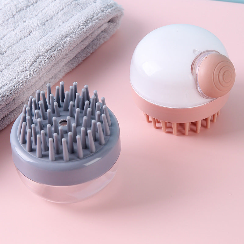 Scalp Shampoo Brush — Soft TPR Massage & Press Design