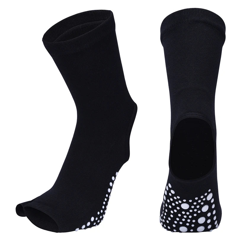 Two-Toe Yoga Socks — Non-Slip Quick-Dry Pilates & Dance Grip Socks