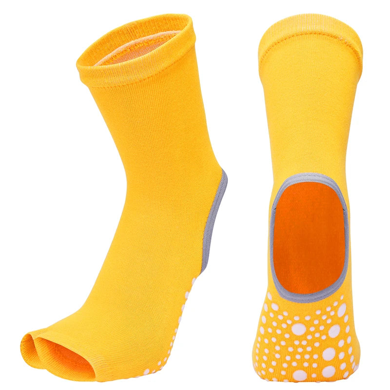 Two-Toe Yoga Socks — Non-Slip Quick-Dry Pilates & Dance Grip Socks