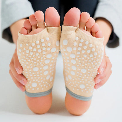 Two-Toe Yoga Socks — Non-Slip Quick-Dry Pilates & Dance Grip Socks