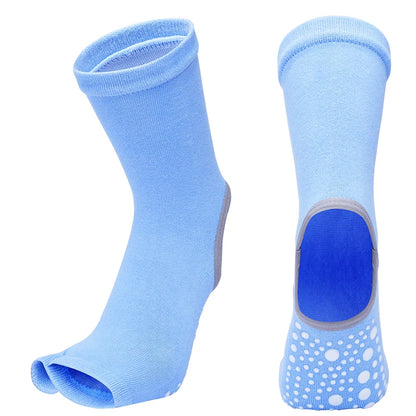Two-Toe Yoga Socks — Non-Slip Quick-Dry Pilates & Dance Grip Socks