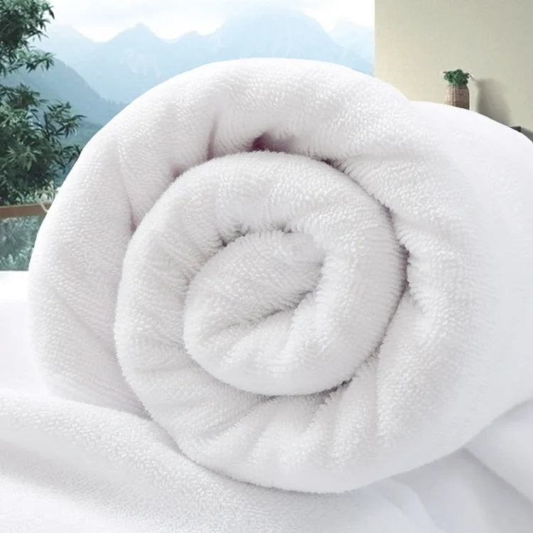 Large White Cotton Bath Towel — Hotel & Spa Quality (Multiple Sizes)