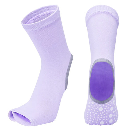 Two-Toe Yoga Socks — Non-Slip Quick-Dry Pilates & Dance Grip Socks